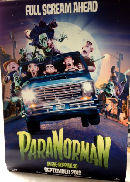 Cinema Banner: PARANORMAN 2012 (Car) Kodi Smit-McPhee Anna Kendrick