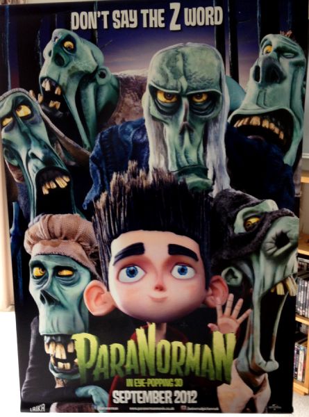 Cinema Banner: PARANORMAN 2012 (Faces) Kodi Smit-McPhee Anna Kendrick