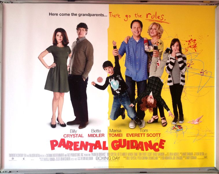 Cinema Poster: PARENTAL GUIDANCE 2012 (Quad) Billy Crystal Bette Midler