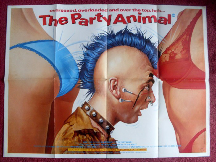 PARTY ANIMAL, THE: UK Quad Film Poster