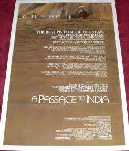 A PASSAGE TO INDIA: Review One Sheet Film Poster A PASSAGE TO INDIA: Review One Sheet Film Poster