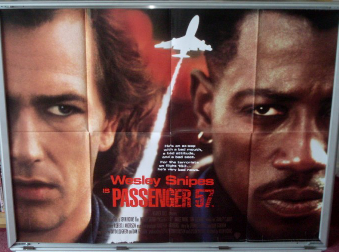 PASSENGER 57: UK Quad Film Poster PASSENGER 57: UK Quad Film Poster