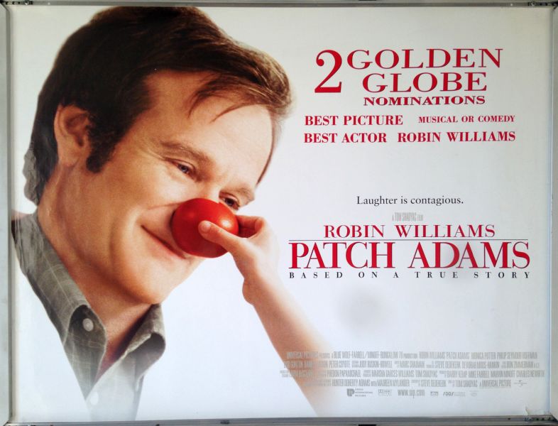 Cinema Poster: PATCH ADAMS 1998 (Awards Quad) Robin Williams Cinema Poster: PATCH ADAMS 1998 (Awards Quad) Robin Williams