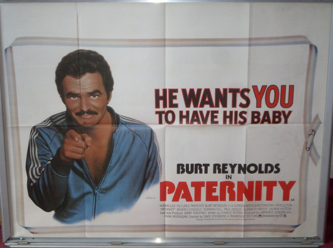 PATERNITY: Main UK Quad Film Poster PATERNITY: Main UK Quad Film Poster