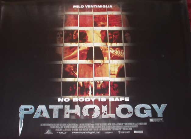 PATHOLOGY: Main UK Quad Film Poster