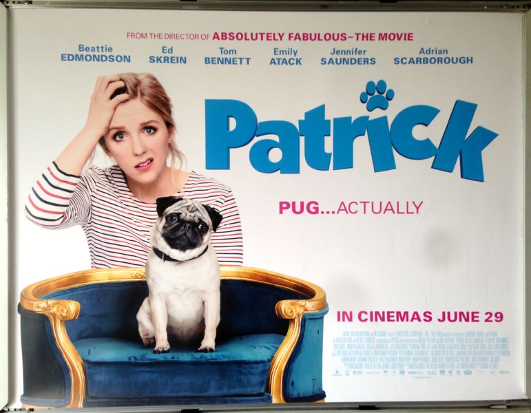 Cinema Poster: PATRICK 2018 (Quad) Beattie Edmondson Jennifer Saunders Cinema Poster: PATRICK 2018 (Quad) Beattie Edmondson Jennifer Saunders
