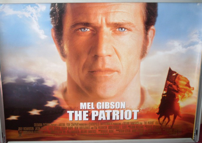 PATRIOT, THE: UK Quad Film Poster PATRIOT, THE: UK Quad Film Poster