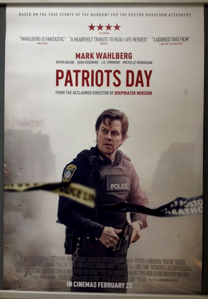Cinema Poster: PATRIOT'S DAY  2017 (One Sheet) Mark Wahlberg Michelle Monaghan