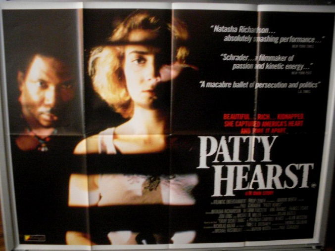 Cinema Poster: PATTY HEARST 1988 (Quad) Natasha Richardson William Forsythe