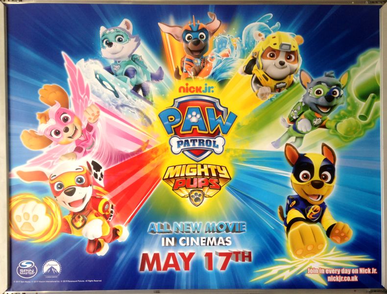 Cinema Poster: PAW PATROL MIGHTY PUPS 2019 (Quad) Devan Cohen