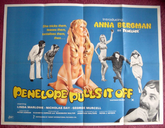 PENELOPE PULLS IT OFF: UK Quad Film Poster PENELOPE PULLS IT OFF: UK Quad Film Poster