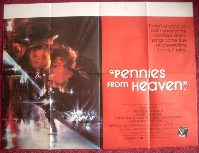 PENNIES FROM HEAVEN: UK Quad Film Poster PENNIES FROM HEAVEN: UK Quad Film Poster