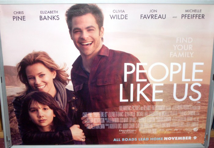 PEOPLE LIKE US: UK Quad Film Poster PEOPLE LIKE US: UK Quad Film Poster