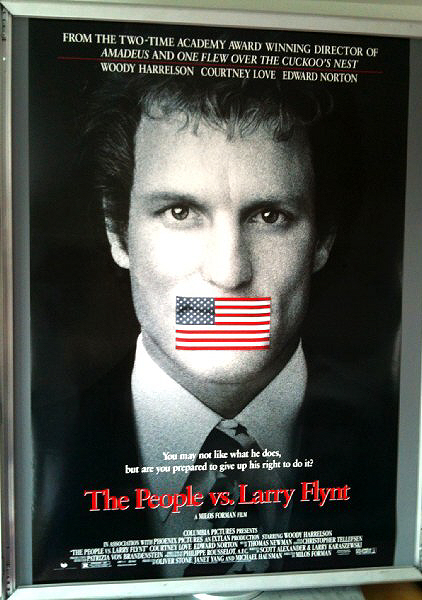 PEOPLE VS. LARRY FLINT, THE: One Sheet Film Poster
