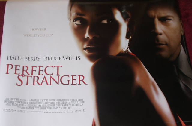 PERFECT STRANGER: Main UK Quad Film Poster PERFECT STRANGER: Main UK Quad Film Poster