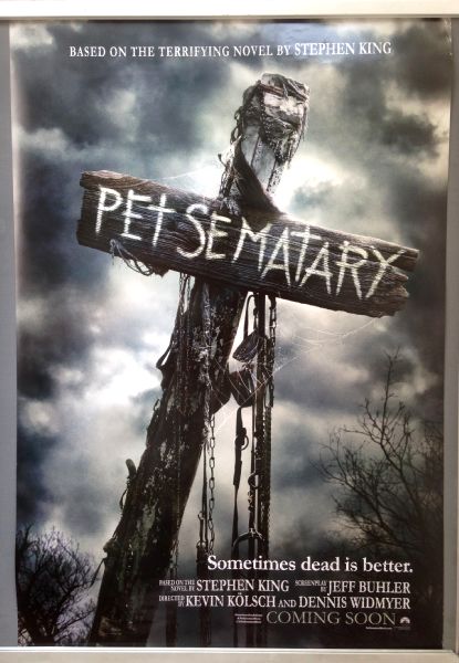 Cinema Poster: PET SEMATARY 2019 (Cross One Sheet) Jason Clarke Amy Seimetz