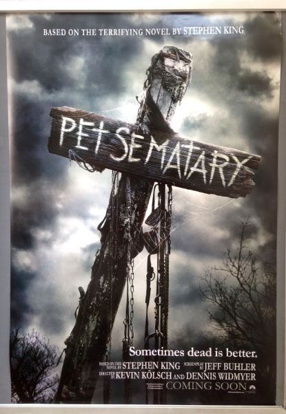 Cinema Poster: PET SEMATARY 2019 (Cross One Sheet) Jason Clarke Amy Seimetz Cinema Poster: PET SEMATARY 2019 (Cross One Sheet) Jason Clarke Amy Seimetz