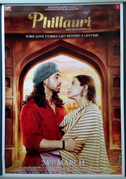 Cinema Poster: PHILLAURI 2017 (Arch One Sheet) Anushka Sharma Diljit Dosanjh