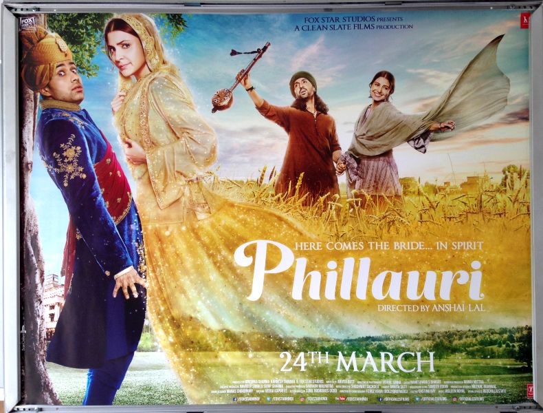 Cinema Poster: PHILLAURI 2017 (Quad) Anushka Sharma Diljit Dosanjh