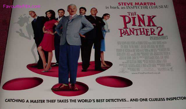 PINK PANTHER, THE 2: Main UK Quad Film Poster PINK PANTHER, THE 2: Main UK Quad Film Poster