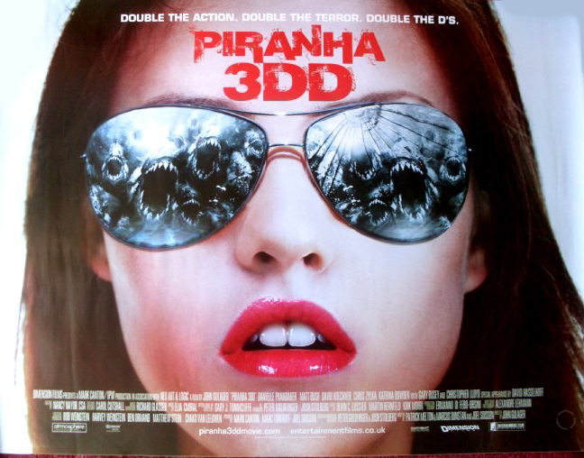 PIRANHA 3DD: UK Quad Film Poster PIRANHA 3DD: UK Quad Film Poster