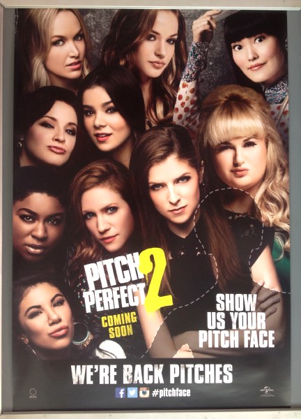 Cinema Poster: PITCH PERFECT 2 2015 (Faces One Sheet) Anna Kendrick Rebel Wilson