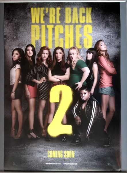 Cinema Poster: PITCH PERFECT 2 2015 (Advance One Sheet) Anna Kendrick Rebel Wilson