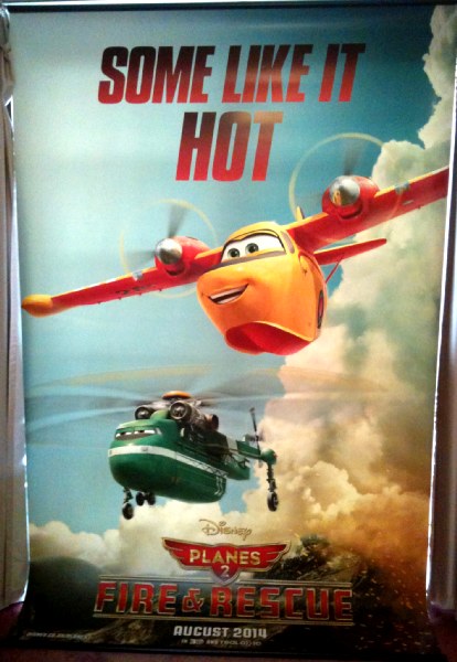 Cinema Banner: PLANES 2 FIRE & RESCUE 2014 (Windlifter) Teri Hatcher Stacy Keach