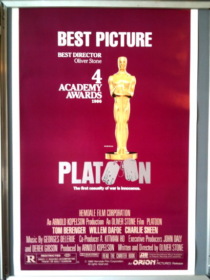 PLATOON: Awards One Sheet Film Poster PLATOON: Awards One Sheet Film Poster