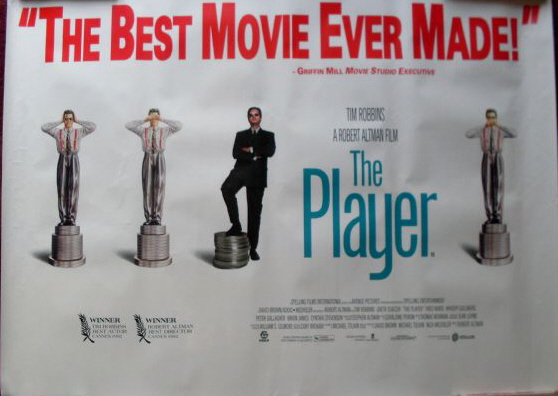 PLAYER, THE: UK Quad Film Poster PLAYER, THE: UK Quad Film Poster