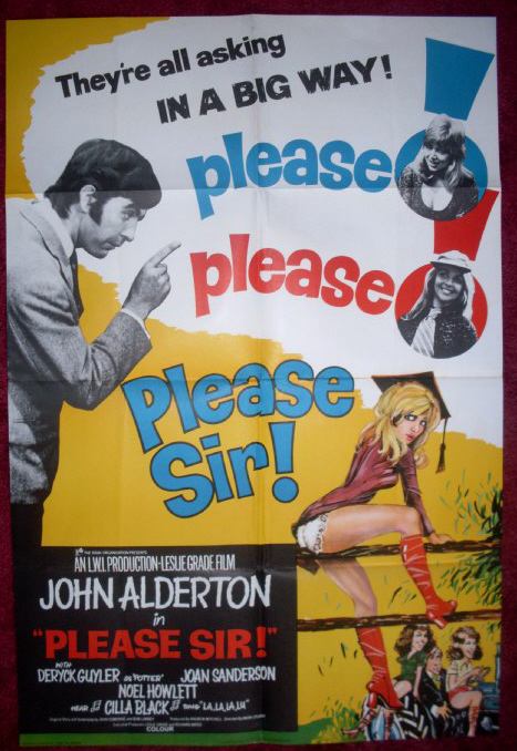 PLEASE SIR: UK Quad Film Poster