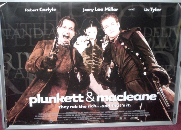 PLUNKETT & MACLEANE: Main UK Quad Film Poster PLUNKETT & MACLEANE: Main UK Quad Film Poster