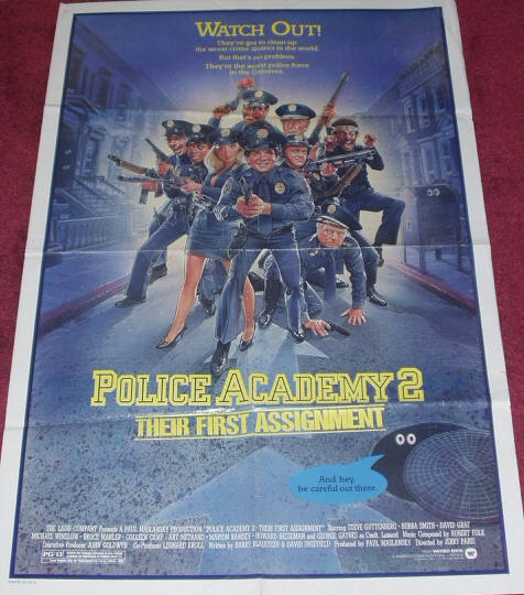 POLICE ACADEMY 2 THEIR FIRST ASSIGNMENT: Main One Sheet Film Poster POLICE ACADEMY 2 THEIR FIRST ASSIGNMENT: Main One Sheet Film Poster