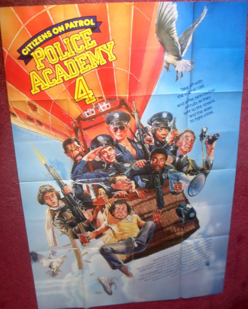 POLICE ACADEMY 4: Double Quad/Bus Stop Film Poster