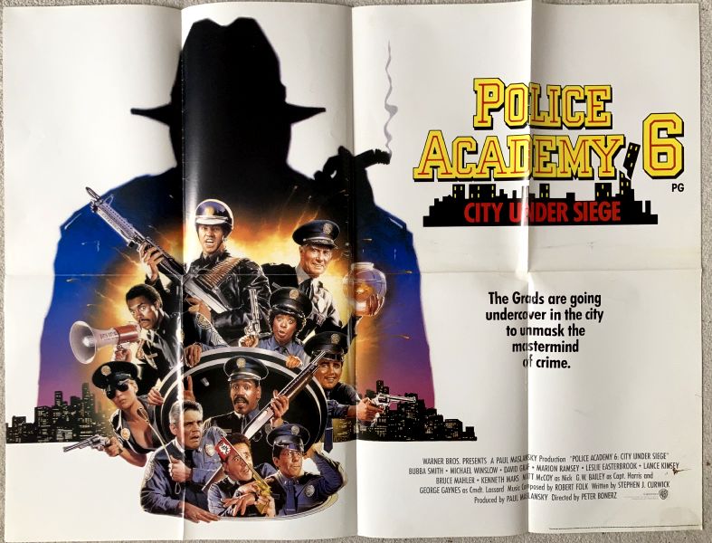 Cinema Poster: POLICE ACADEMY 6 CITY UNDER SIEGE 1989 (Quad) Bubba Smith Cinema Poster: POLICE ACADEMY 6 CITY UNDER SIEGE 1989 (Quad) Bubba Smith