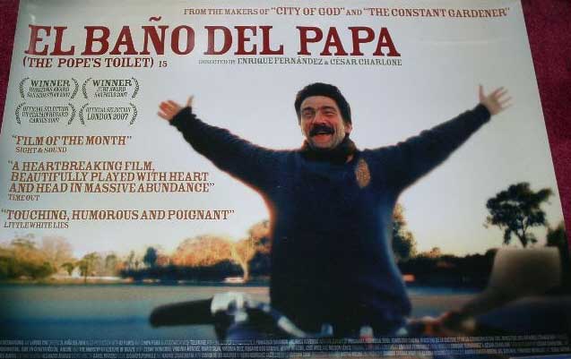 POPE'S TOILET, THE: Main UK Quad Film Poster POPE'S TOILET, THE: Main UK Quad Film Poster