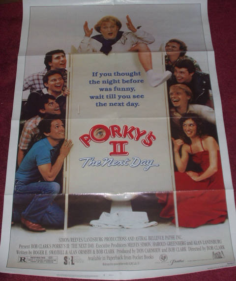 PORKY'S 2 THE NEXT DAY: Main One Sheet Film Poster PORKY'S 2 THE NEXT DAY: Main One Sheet Film Poster
