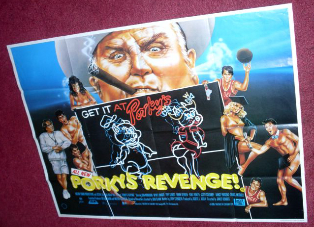 PORKY'S REVENGE: Quad Film Poster PORKY'S REVENGE: Quad Film Poster