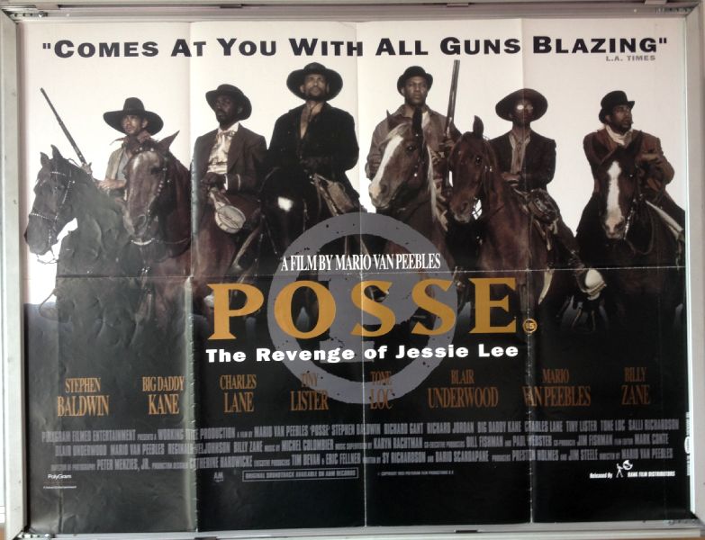 Cinema Poster: POSSE THE REVENGE OF JESSIE LEE 1993 (Quad) Mario Van Peebles Cinema Poster: POSSE THE REVENGE OF JESSIE LEE 1993 (Quad) Mario Van Peebles