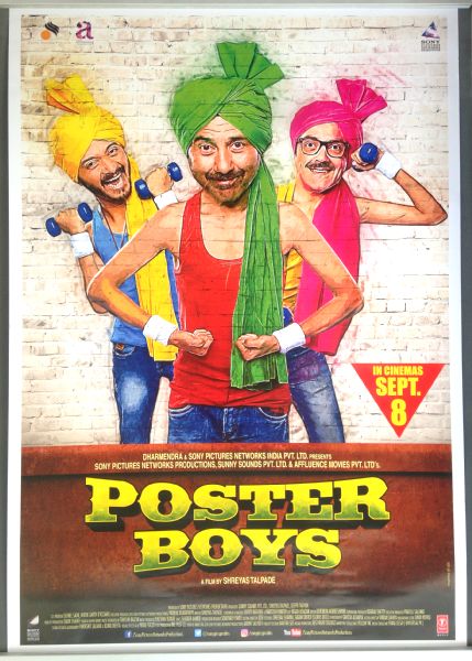 Cinema Poster: POSTER BOYS 2017 (One Sheet) Sunny Deol Bobby Deol Cinema Poster: POSTER BOYS 2017 (One Sheet) Sunny Deol Bobby Deol