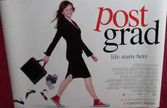 POST GRAD: Main UK Quad Film Poster