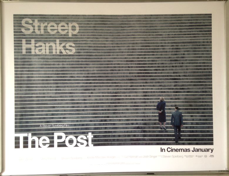 Cinema Poster: POST, THE 2018 (Advance Quad) Meryl Streep Tom Hanks