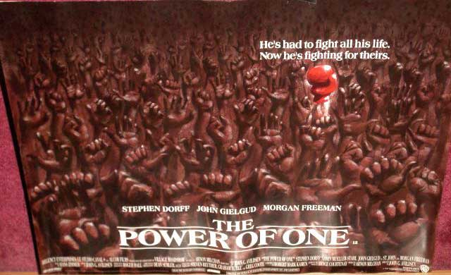 POWER OF ONE, THE: UK Quad Film Poster