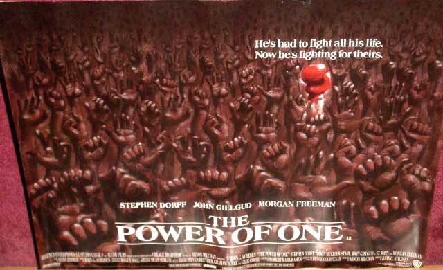 POWER OF ONE, THE: UK Quad Film Poster POWER OF ONE, THE: UK Quad Film Poster