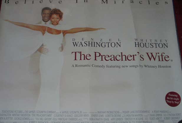 PREACHER'S WIFE, THE: Main UK Quad Film Poster PREACHER'S WIFE, THE: Main UK Quad Film Poster