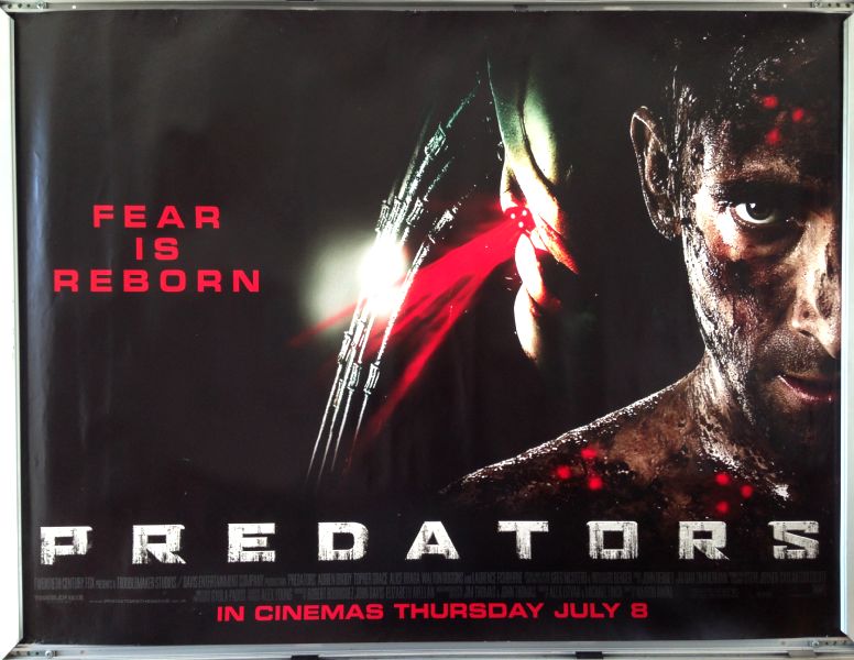 Cinema Poster: PREDATORS 2010 (Quad) Adrien Brody Topher Grace Danny Trejo Cinema Poster: PREDATORS 2010 (Quad) Adrien Brody Topher Grace Danny Trejo
