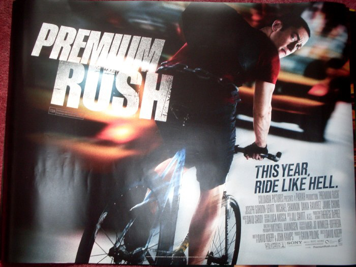 PREMIUM RUSH: UK Quad Film Poster PREMIUM RUSH: UK Quad Film Poster