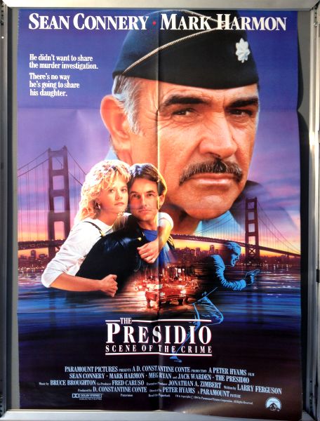 Cinema Poster: PRESIDIO, THE 1988 (One Sheet) Sean Connery Mark Harmon Cinema Poster: PRESIDIO, THE 1988 (One Sheet) Sean Connery Mark Harmon