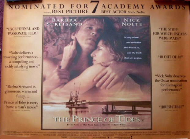 PRINCE OF TIDES, THE: Review UK Quad Film Poster