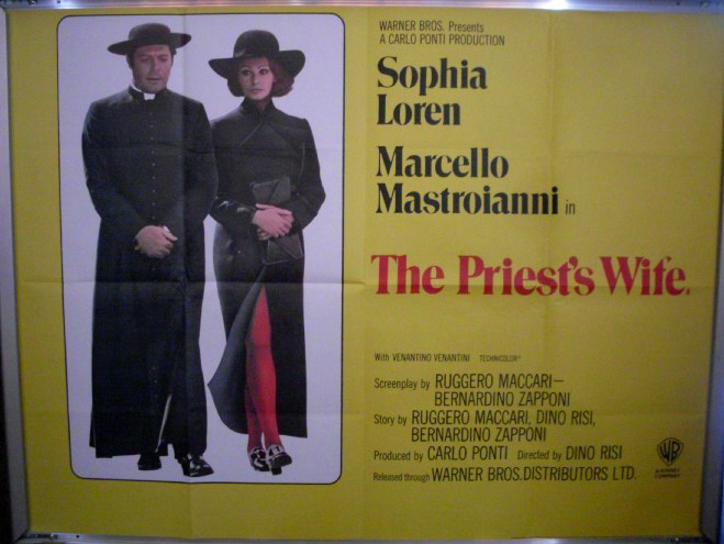 PRIEST'S WIFE, THE: UK Quad Film Poster PRIEST'S WIFE, THE: UK Quad Film Poster